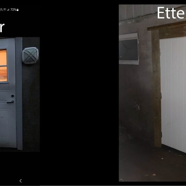 Hvit dør om natten